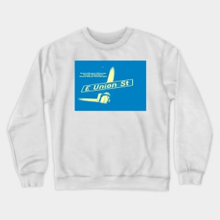 Union Street, Seattle, Washington by Mistah Wilson Crewneck Sweatshirt